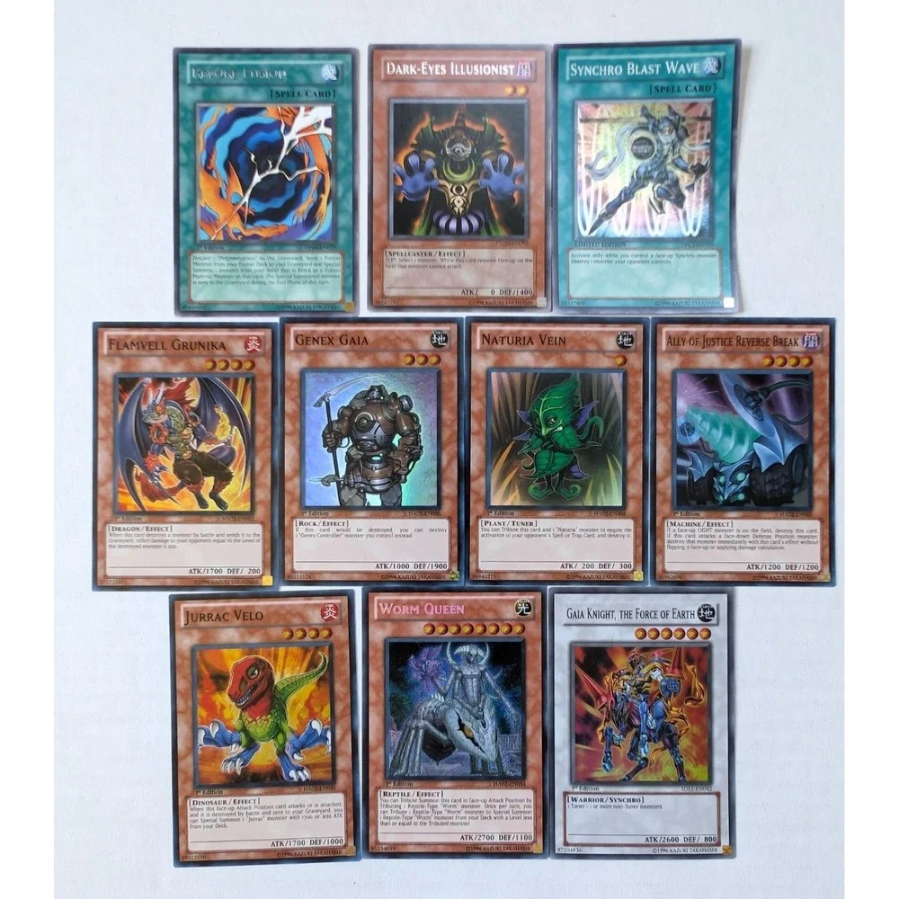 YuGiOh Card Lot 250+ Total Cards 61 Rares or Better Foil Ultra Super Secret LP